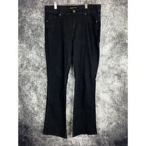 Najera Jeans Bootcut Black Wash Midrise Waist Women's Juniors 13/14